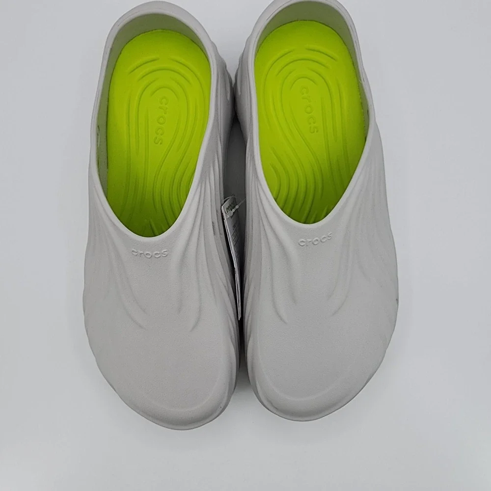 Crocs Echo Wave Mens Size 12 Atmosphere‎ Lime Punch Clog 210521-1FT NEW in Box
